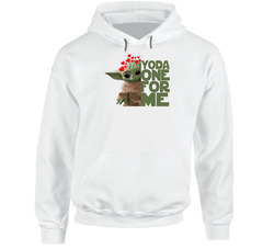 Yoda One For Me Cute Baby Yoda The Child Valentines Hoodie Yoda One For Me Cute Baby Yoda The Child Valentines Hoodie
