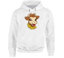 Elsie The Cow Borden Dairy Brand Mascot Hoodie Elsie The Cow Borden Dairy Brand Mascot Hoodie