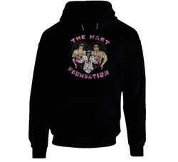Vintage Distressed The Hart Foundation Anvil Rip Fan Hoodie Vintage Distressed The Hart Foundation Anvil Rip Fan Hoodie