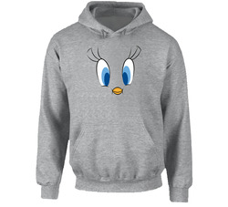 Tweety Bird Looney Tunes Full Face Halloween Hoodie Tweety Bird Looney Tunes Full Face Halloween Hoodie