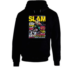 Slam Magazine Issue 2 Shawn Kemp Popular Basketball Magazine Grunge Look Hoodie Slam Magazine Issue 2 Shawn Kemp Popular Basketball Magazine Grunge Look Hoodie