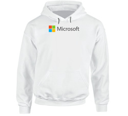 Microsoft Corporation Nasdaq Company Logo Employee Fan Hoodie Microsoft Corporation Nasdaq Company Logo Employee Fan Hoodie
