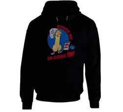 Cover Me I'm Going In Funny Penis Cartoon Hoodie Cover Me I'm Going In Funny Penis Cartoon Hoodie