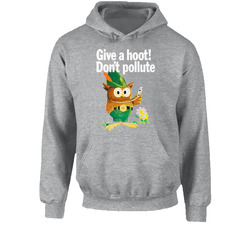 Give A Hoot Dont Pollute Vintage Retro Hoodie Give A Hoot Dont Pollute Vintage Retro Hoodie