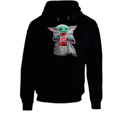 Baby Yoda The Child Mandalorian Mountain Dew Code Red Soda Pop Drink Hoodie Baby Yoda The Child Mandalorian Mountain Dew Code Red Soda Pop Drink Hoodie