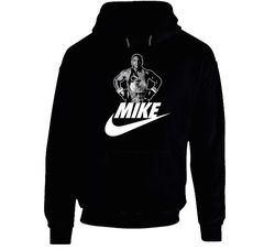 Mike Tyson Boxing Swoosh Logo Parody Boxer Fan Hoodie