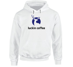 Luckin Coffee Inc Nasdaq Company Logo Employee Fan Hoodie Luckin Coffee Inc Nasdaq Company Logo Employee Fan Hoodie