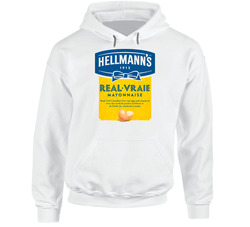 Hellmann's Real Mayonnaise Halloween Costume Hoodie Hellmann's Real Mayonnaise Halloween Costume Hoodie