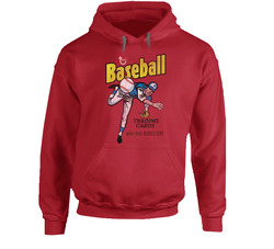 Topps Baseball Card Retro Hoodie Topps Baseball Card Retro Hoodie
