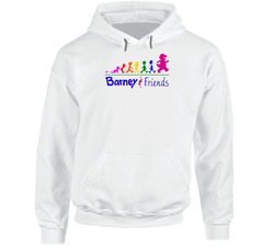 Barney And Friends 90s Tv Show Cartoon Hoodie Barney And Friends 90s Tv Show Cartoon Hoodie