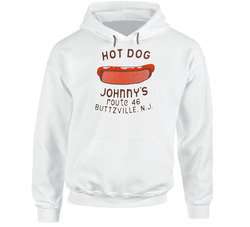80s 90s Hot Dog Johnny's Buttzville New Jersey Hoodie 80s 90s Hot Dog Johnny's Buttzville New Jersey Hoodie