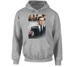Perry Mason Retro 50s Tv Show Poster Vintage Unisex Hoodie Perry Mason Retro 50s Tv Show Poster Vintage Unisex Hoodie