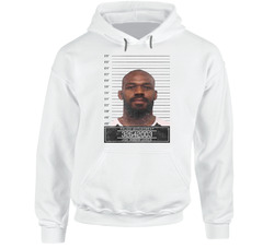 Jon Bones Jones Celebrtiy Mugshot Police Department Hoodie Jon Bones Jones Celebrtiy Mugshot Police Department Hoodie