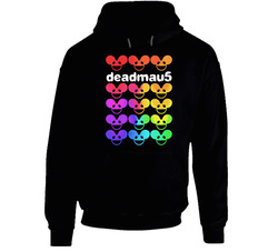 Deadmau5 Dj Colorful Mask Logo Fan Rave Hoodie Deadmau5 Dj Colorful Mask Logo Fan Rave Hoodie