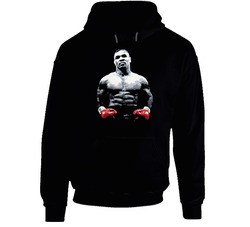 Mike Tyson Silhouette Retro Boxing Fan Hoodie