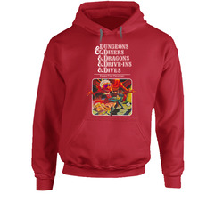 Dungeons Diners Dragons Drive Ins Dives Funny Hoodie Dungeons Diners Dragons Drive Ins Dives Funny Hoodie