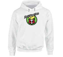 Foxs Pizza Den Cool Pizzeria Restaurant Brand Logo Hoodie