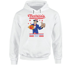 Nathan's Famous Hot Dog Eating Contest Joey Chestnut 2022 Hoodie