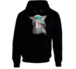 Baby Yoda The Child Mandalorian Diet Coke Soda Pop Drink Hoodie
