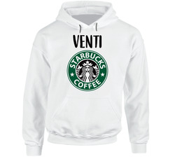 Starbucks Venti Drink Funny Halloween Group Costume Hoodie