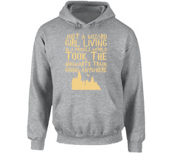 Just A Wizard Girl Living In A Muggle World Harry Potter Hoodie