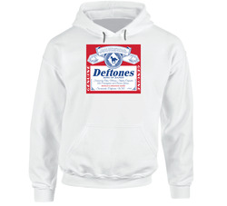 Deftones King Of Bands Alt Rock Beer Label Logo Mashup Parody Music Fan Hoodie
