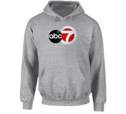 Abc 7 Tv Channel Cool Television Station Logo Hoodie
