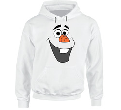 Olaf Face Frozen Fun Movie Character Halloween Costume Hoodie Olaf Face Frozen Fun Movie Character Halloween Costume Hoodie
