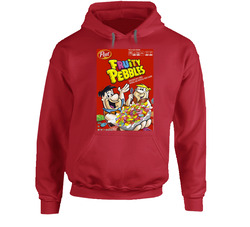 Fruity Pebbles Box Greatest Cereal Of All Time Breakfast Fan Foodie Hoodie