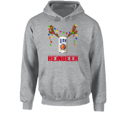 Miller Lite Reinbeer Funny Beer Lager Fan Christmas Hoodie Miller Lite Reinbeer Funny Beer Lager Fan Christmas Hoodie