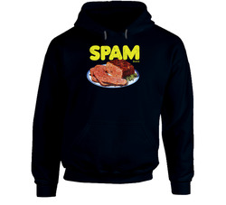 Spam Vintage Label Poster Worn Look Hoodie Spam Vintage Label Poster Worn Look Hoodie