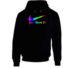 Nike Just Love It Parody Lgbtq Pride Hoodie Nike Just Love It Parody Lgbtq Pride Hoodie