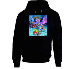 Spongebob And The Hi Seas Fictional Music Group Fan Hoodie
