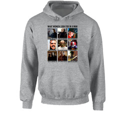 What Women Look For In A Man Horror Villains Halloween Movie Fan Hoodie What Women Look For In A Man Horror Villains Halloween Movie Fan Hoodie