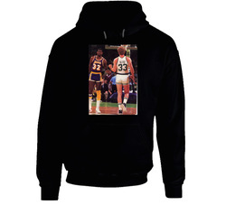 Larry Bird Magic Johnson Retro Los Angeles Boston Basketball Greats Fan Hoodie Larry Bird Magic Johnson Retro Los Angeles Boston Basketball Greats Fan Hoodie