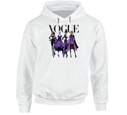 Vogue Maleficent Cruella Ursula Queen Parody Famous Female Cartoon Villains Hoodie Vogue Maleficent Cruella Ursula Queen Parody Famous Female Cartoon Villains Hoodie