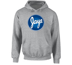 Jays Foods Most Popular Potato Chip Brand Snack Food Lovers Raglan Hoodie Jays Foods Most Popular Potato Chip Brand Snack Food Lovers Raglan Hoodie