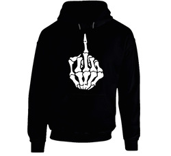 Skeleton Hand Middle Finger F You Hoodie Skeleton Hand Middle Finger F You Hoodie
