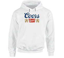 Coors Banquet Retro Vintage Look Logo Beer Label Hoodie Coors Banquet Retro Vintage Look Logo Beer Label Hoodie