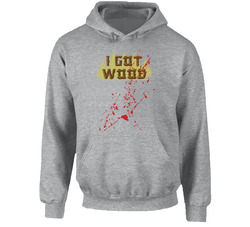 Shaun Of The Dead Got Wood Blood Splatter Funny Movie Fan Hoodie Shaun Of The Dead Got Wood Blood Splatter Funny Movie Fan Hoodie