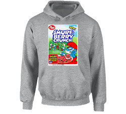 Smurf Berry Crunch Retro 80s Cereal Hoodie Smurf Berry Crunch Retro 80s Cereal Hoodie