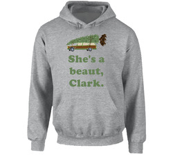 She's A Beaut Clark National Lampoons Christmas Vacation Wagon Gift Hoodie