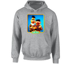 Ernie And Bert Old School Hoodie Ernie And Bert Old School Hoodie
