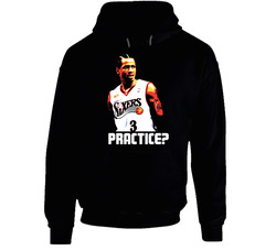 Allen Iverson Philadelphia 76ers Hoodie Allen Iverson Philadelphia 76ers Hoodie