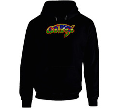Galaga Video Game Arcade Logo Hoodie