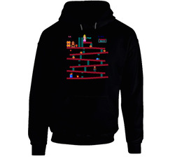 Donkey Kong Classic Arcade Video Game Hoodie