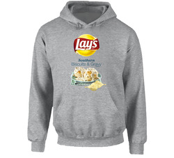 Lay's Southern Biscuit And Gravy Potato Chips Bag Costume Hoodie Lay's Southern Biscuit And Gravy Potato Chips Bag Costume Hoodie