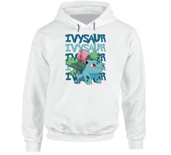 Ivysaur Pokemon Love Heart Video Game Cartoon Fan Hoodie Ivysaur Pokemon Love Heart Video Game Cartoon Fan Hoodie