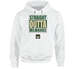 Straight Outta Milwaukee Basketball Team Colors Fan Parody Hoodie Straight Outta Milwaukee Basketball Team Colors Fan Parody Hoodie