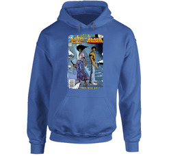 Black Dynamite Comic Book Cover Worn Look Hoodie Black Dynamite Comic Book Cover Worn Look Hoodie